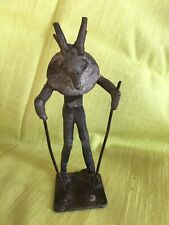 Ancienne sculpture en bronze art Africain Burkina Faso Sorcier
