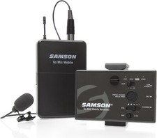Samson Go Microphone Mobile Lavaliersystem Profi-Set - Noir - Neuf & Ovp
