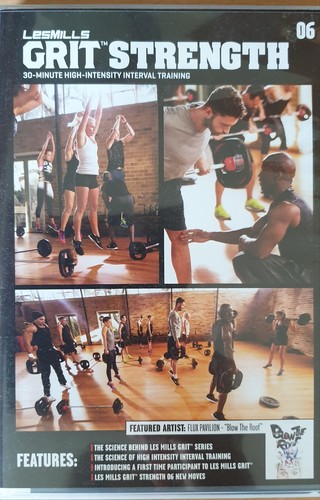 Kit dvd les mills - cd+dvd, grit
