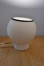 Lampe Eyeball magnetique année 80 blanche style Reggiani
