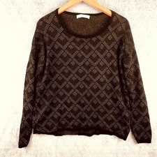 Promod Pull Femme M Noir Doré