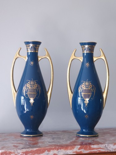 Paire vase pinon maurice - ,