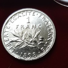 1Fr semeuse argent 1898 magnifique. 
