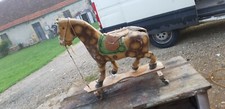 Jouet ancien cheval carton - jouet,