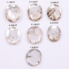 Diamant ovale taille rose
