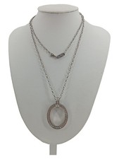 Energetix Collier Femme Argent Strass Élégant 106cm