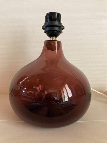 Vase lampe couleur prune alex - vase,