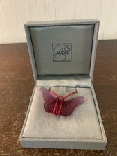 Collier papillon en cristal Lalique