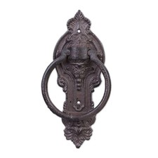 Heurtoir de porte antique Anneau de frappe pour porte style rustique fonte de...