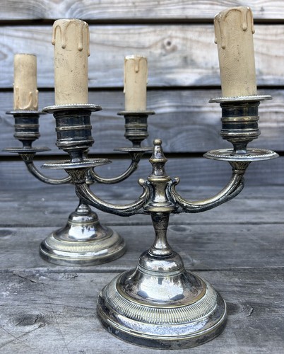 Paire chandelier bougeoir - paire, de