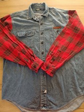 Chemise Vintage Rare Polo Sport Ralph Lauren Bicolore Homme – Denim Et Flanelle