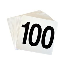 Fête de mariage événement Numéro de table cartes en plastique Lieu 1-100