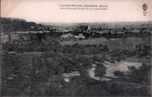 Cpa passavant argonne - 51, passavant-en-argonne