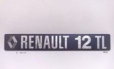Logo badge emblème arrière Renault 12 TL vintage
