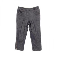 Pantalon denim boutonné