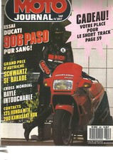 MOTO JOURNAL N°897 DUC 906 PASO / 125 HONDA MTX / 200 KAWA KDX / GP AUTRICHE
