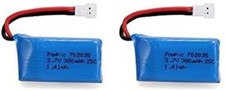 Kit batterie LiPo 3.7V 380mAh