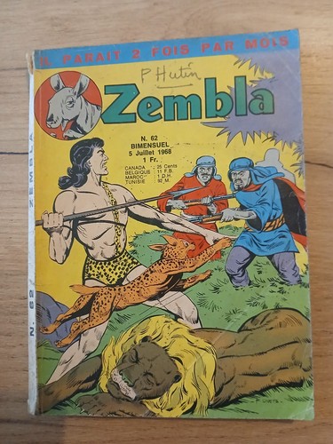 Ancienne zembla 62 lug - bd, n°