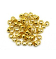 50 Perles à écraser rondelle
