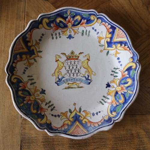 Ancienne assiette ceramique - ancienne, en