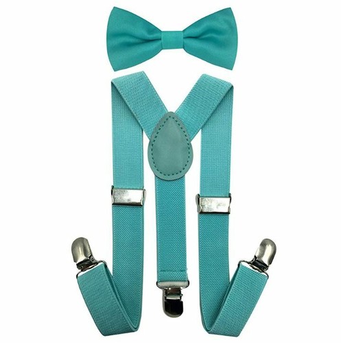 Kids mint blue suspender - kids,