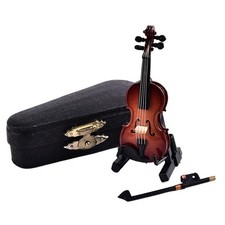 Mini violon miniature en bois