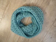 ECHARPE AU CROCHET N°6 EN LAINE ACRYLIQUE- SNOOD - FAIT MAIN - Dim: 30 x 175 cm