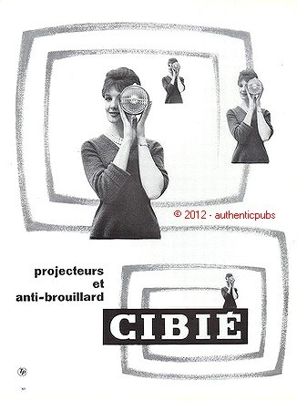 Publicite cibie phares - publicite,