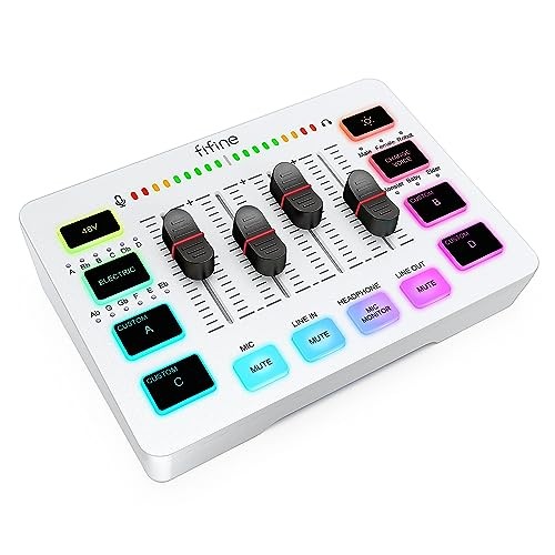 Fifine ampligame sc3w white - fifine,