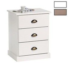 Table de chevet nuit 3 tiroirs