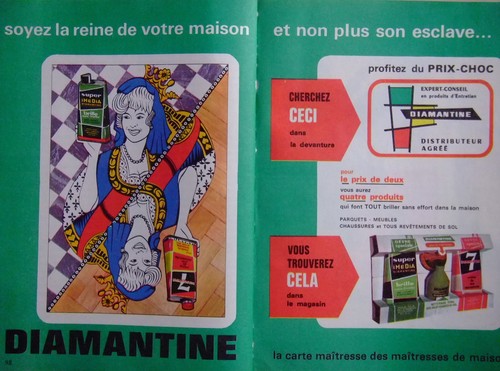 Publicité 1964 diamantine - publicitÉ,
