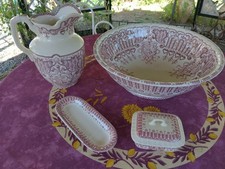 Service Toilette Broc Cuvette Savon Hte Boulenger Choisy le Roi Modèle Montespan