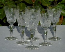 Sèvres - Service de 6 verres à eau en cristal taillé Haut. 17,4 cm 