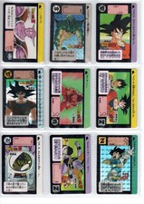 Dragon Ball Z Carddass Hondan Full Set Part 7 to 24 Japan 1991 to 1995 Bandai