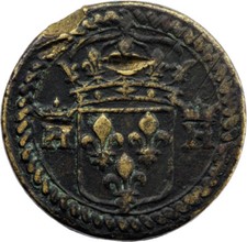 France Henri III Poids monétaire du Teston