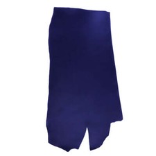 Cuir de croupon ferme tannage végétal - BLEU MAT N59 - Ép 3,4mm