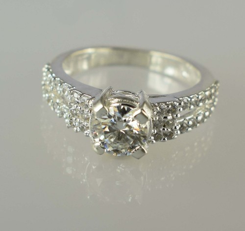 Diamant solitaire blanc - solitaire,