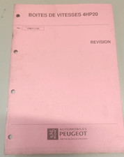 Manuel d'atelier PEUGEOT -