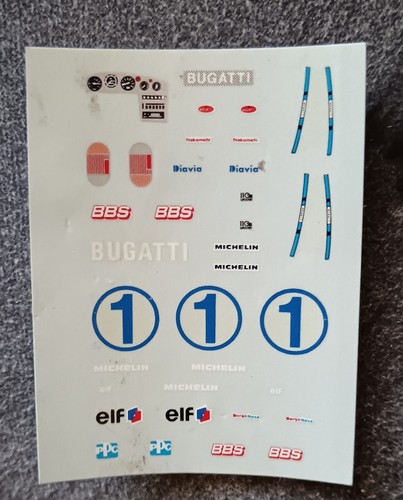 Decal 43e bugatti eb - decal,