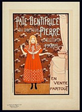 Lithographie originale - Pâte