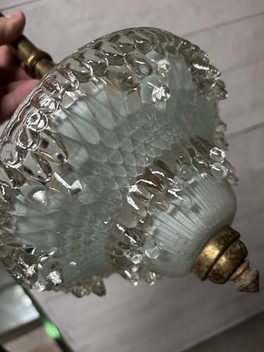 Lustre ancien verre - ancien,