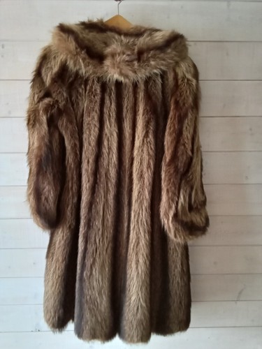 Manteau fourrure marmotte - manteau,