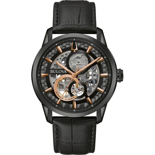 Bulova montre noir analogique - montre,