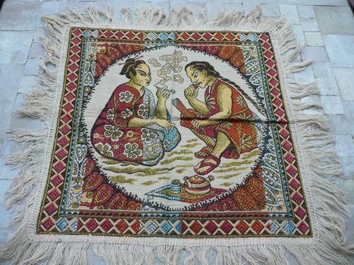 Tissu vintage orientaliste - tissu,
