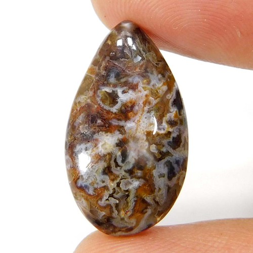 Cabochon poire pseudomorphe - de,