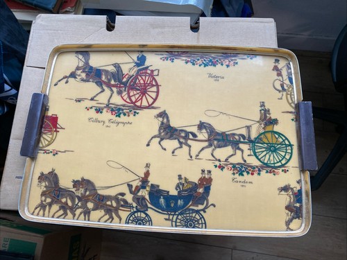 Ancien plateau service decor - plateau,