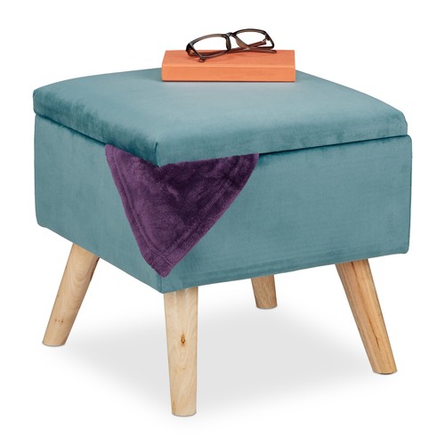 tabouret turquoise