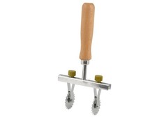 Robo De Pâtisserie Réglable 2 Lames Dentées Gris Électro Center