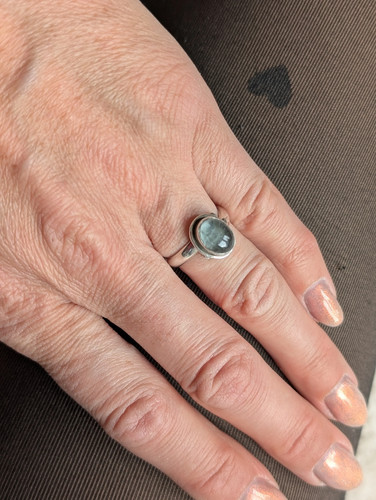 Bague aigue marine - bague,