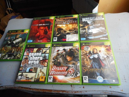 Lot jeux xbox 1ere - 7,